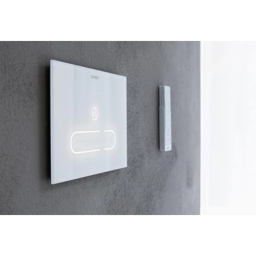 Duravit DuraSystem A2 érintésmentes nyomólap, fehér üveg WD5001011000
