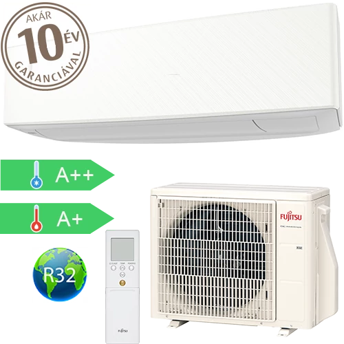 Fujitsu Design ASYG14KETE / AOYG14KETE oldalfali split klíma (4.2 kW)