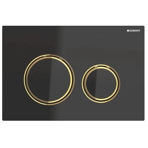 Geberit Sigma21 nyomólalap, sárgaréz/fekete 115.652.SJ.1