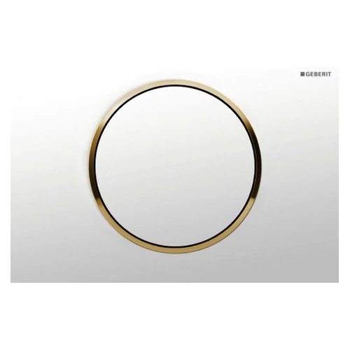 Geberit Sigma 10 nyomólap fehér/aranyozott/fehér 115.758.KK.5