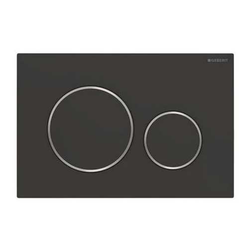 Geberit Sigma 20 nyomólap matt fekete/fényes króm/matt fekete 115.882.14.1