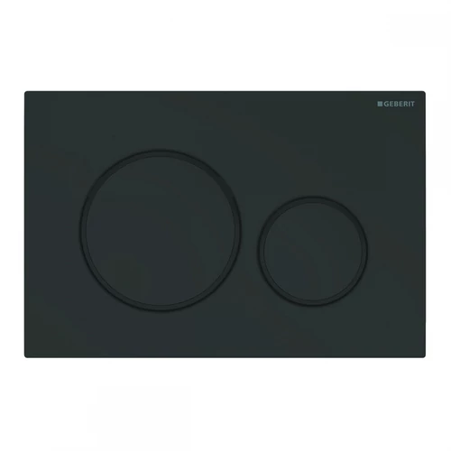 Geberit Sigma 20 nyomólap matt fekete, easy-to-clean bevonattal, fekete 115.882.16.1