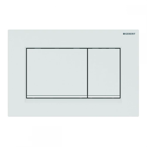 Geberit Sigma 30 működtető nyomólap, matt fehér, easy-to-clean bevonattal, fehér 115.883.01.1
