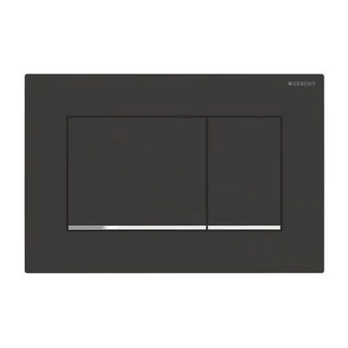 Geberit Sigma 30 működtető nyomólap, kétmennyiséges matt fekete/fényes króm 115.883.14.1 (115883141)