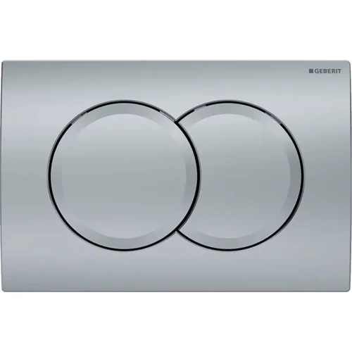 Geberit Delta01 működtetőlap, 2 mennyiséges öblítéshez, Matt króm 115.107.46.1