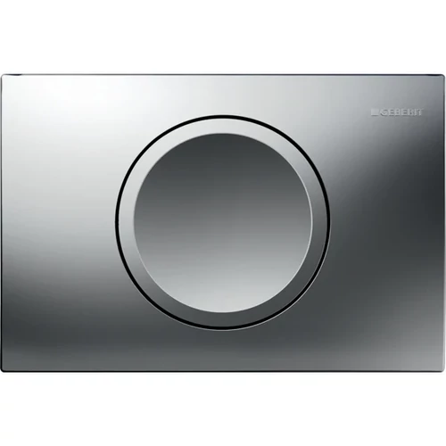 Geberit Delta15 működtetőlap, öblítés-stop működtetésű, Matt króm 115.109.46.1
