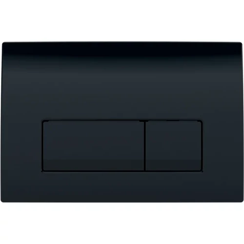Geberit Delta50 működtetőlap, 2 mennyiséges öblítéshez, Fekete RAL 9005 115.119.DW.1