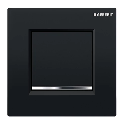Geberit 30 vizelde vezérlés pneumatikus nyomólap fekete/fényes króm/fekete 116.017.KM.1