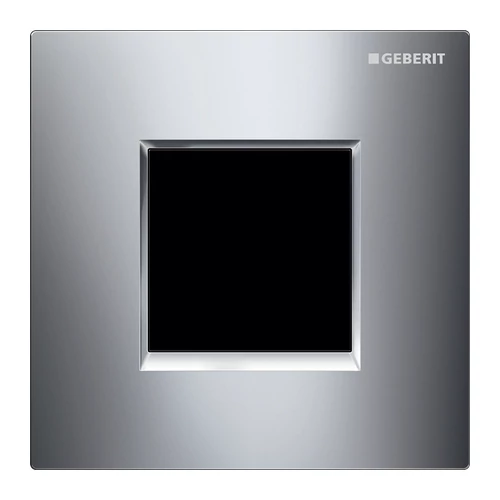 Geberit 30 vizelde vezérlés elektronikus működtetéssel, hálózati üzem, fényes króm/matt króm/fényes króm 116.027.KH.1