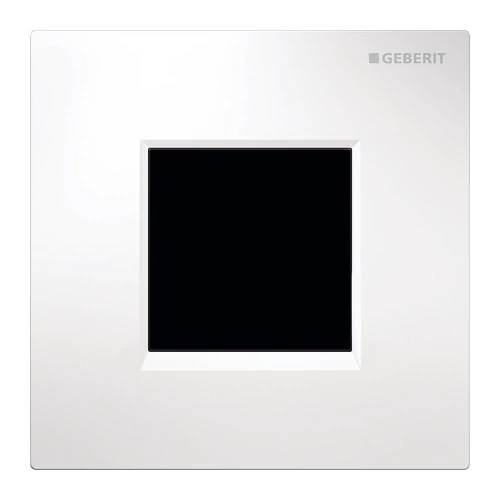 Geberit 30 vizelde vezérlés elektronikus működtetéssel, hálózati üzem, fehér/fényes króm/fehér 116.027.KJ.1