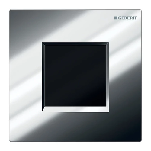 Geberit 30 vizelde vezérlés elektronikus működtetéssel, elemes működtetés, fényes króm/matt króm/fényes króm 116.037.KH.1