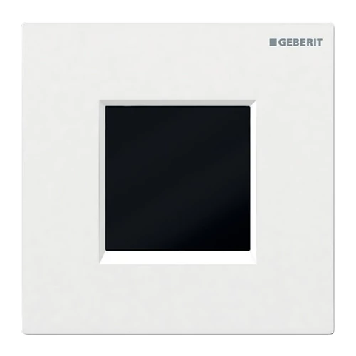 Geberit 30 vizelde vezérlés elektronikus működtetéssel, elemes működtetés, fehér/fényes króm/fehér 116.037.KJ.1