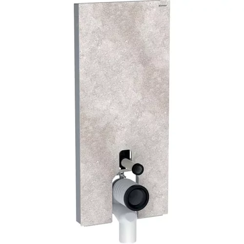 Geberit Monolith Plus szanitermodul talpon álló WC-hez, 114 cm, betonhatású kőanyag/alumínium (131.233.JV.5)