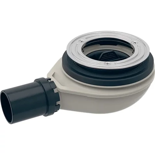 Geberit zuhanytálca lefolyó d90, vízzár magasság 30 mm, PE lefolyó, d40mm, szifon csatlakozó PE-HD (150.581.00.1)