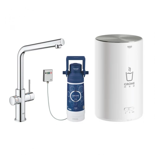 Grohe Red Duo csaptelep és kombi bojler M méret (4 liter), króm 30327001