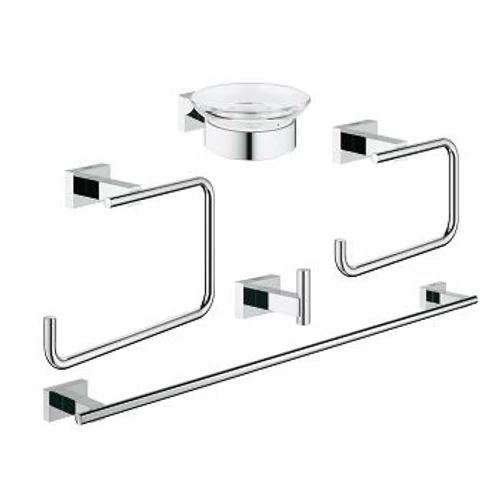 Grohe Essentials Cube 5 in 1 fürdőszobai kiegészítő szett 40758 001 (40758001)