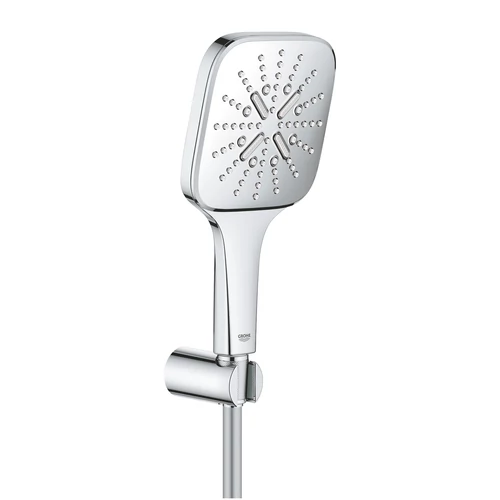 Grohe Rainshower SmartActive 130 Cube Falitartós zuhanygarnitúra, 3 féle vízsugaras kézizuhannyal 26589000