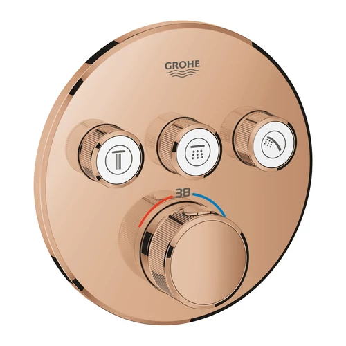 Grohe Grohtherm SmartControl Termosztát falsík mögötti telepítéshez, 3 fogyasztóra 29121DA0