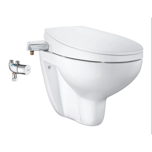 Grohe Bau Ceramic Manuális bidés ülőke 3 az 1-ben készlet, falra szerelhető 39652SH0