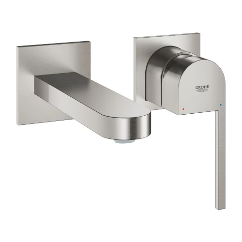 Grohe Plus egykaros fali mosdócsaptelep M-méret matt szuperacél 29303DC3