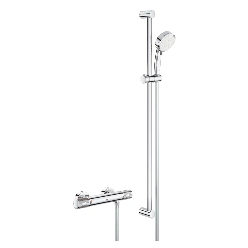Grohe Grohtherm 1000 Performance termosztátos zuhanycsaptelep zuhanygarnitúrával 34784000