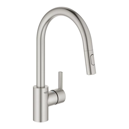 Grohe Feel Egykaros mosogatócsap 1/2″ matt szuperacél 31486DC1