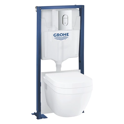 Grohe Solido 5 az 1-ben WC szett, 1,13 méteres telepítési magasság króm 39697000