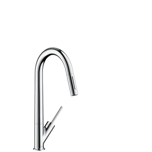 Hansgrohe AXOR Starck Egykaros mosogató csaptelep kihúzható zuhannyal króm 10821000