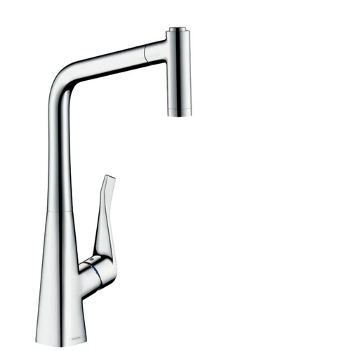 Hansgrohe M7116-H320 egykaros konyhai csaptelep 320 kihúzható zuhanyfejjel, króm 73801000