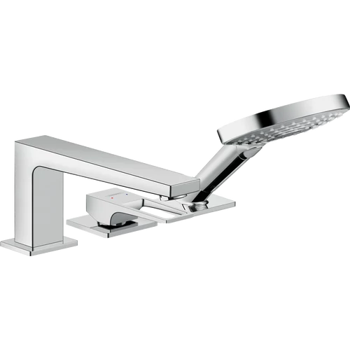 Hansgrohe 3-lyukú peremre szerelhető egykaros kádcsaptelep loop fogantyúval 74551000