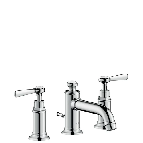 Hansgrohe Axor Montreux 3-lyukú mosdócsaptelep 30, automata lefolyó-garniturával, króm 16535 000 (16535000)