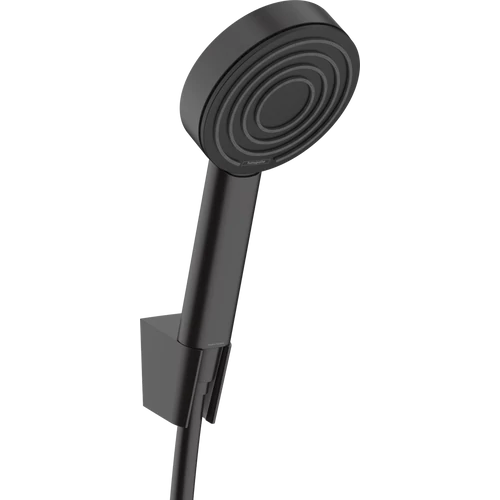 Hansgrohe Pulsify S Zuhanytartó szett 105, 1 jet, 125 cm-es zuhanytömlővel matt fekete 24301670