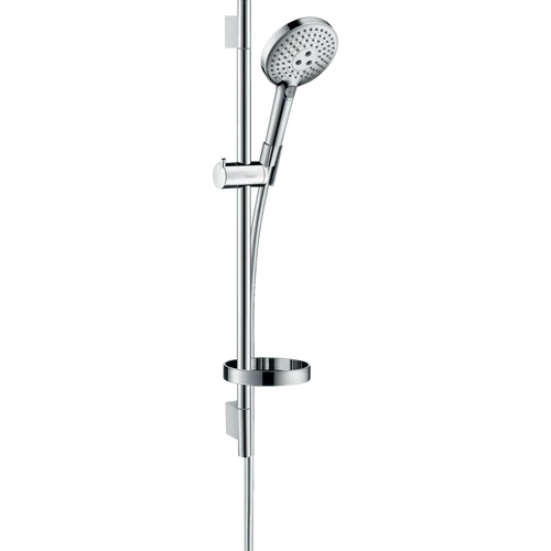 Hansgrohe Raindance Select S Zuhanyszett 120 3jet 65 cm-es zuhanyrúddal és szappantartóval króm 26630000