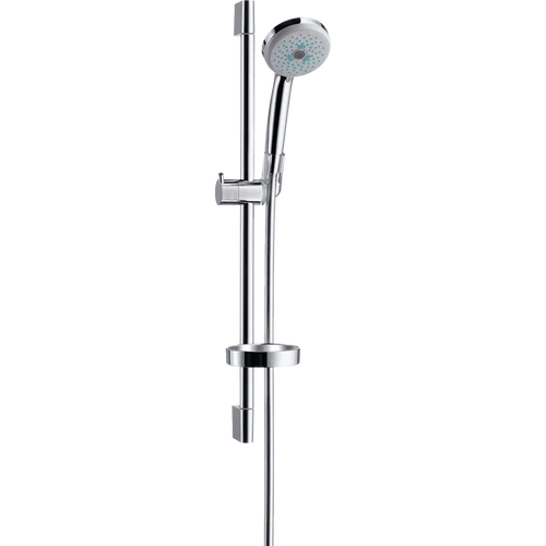 Hansgrohe Croma 100 Zuhanyszett Multi 65 cm-es zuhanyrúddal és szappantartó króm 27775000