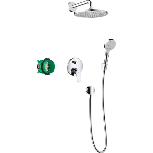 Hansgrohe Crometta S Zuhanyrendszer 240, 1 jet, egykaros csapteleppel króm 27958000