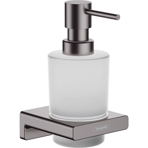Hansgrohe AddStoris Folyékonyszappan- adagoló szálcsiszolt fekete/króm 41745340