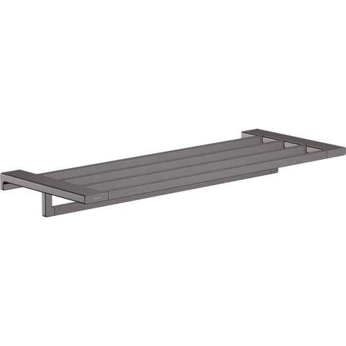 Hansgrohe AddStoris Törölközőtartó állvány szálcsiszolt fekete/króm 41751340