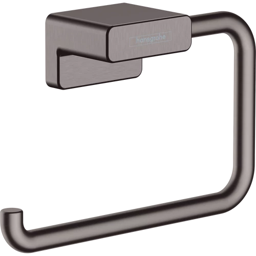 Hansgrohe AddStoris WC papír tartó fedlap nélkül szálcsiszolt fekete/króm 41771340