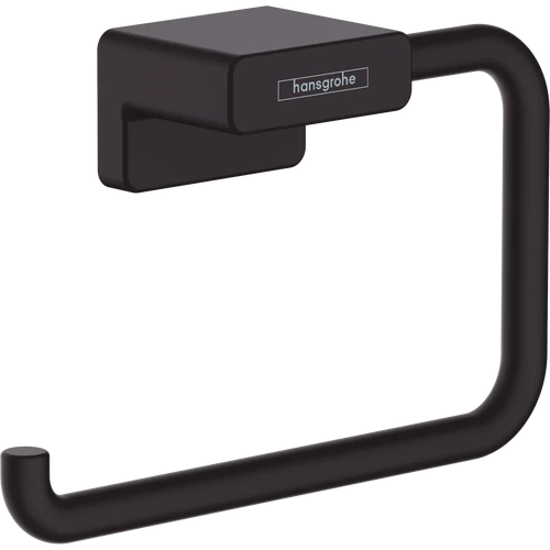 Hansgrohe AddStoris WC papír tartó fedlap nélkül matt fekete 41771670