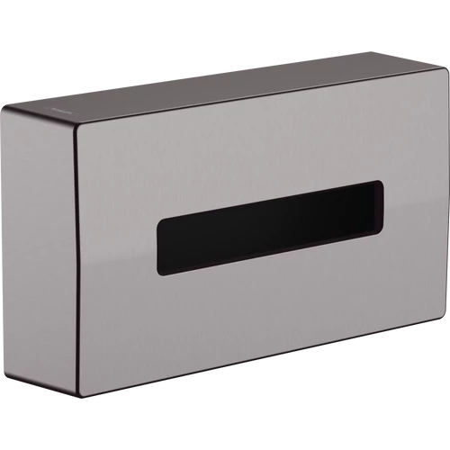 Hansgrohe AddStoris Papírzsebkendő tartó szálcsiszolt fekete/króm 41774340