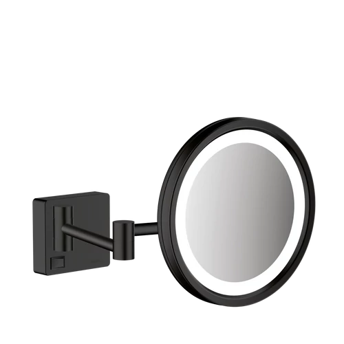 Hansgrohe AddStoris Borotválkozótükör LED világítással matt fekete 41790670