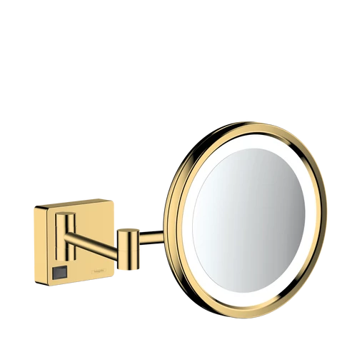 Hansgrohe AddStoris Borotválkozótükör LED világítással polírozott arany hatású 41790990