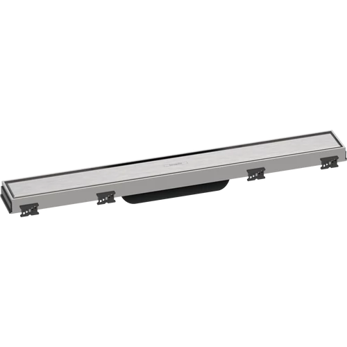 Hansgrohe RainDrain Match Zuhanylefolyó színkészlet 600, állítható magasságú kerettel rozsdamentes acél 56036800