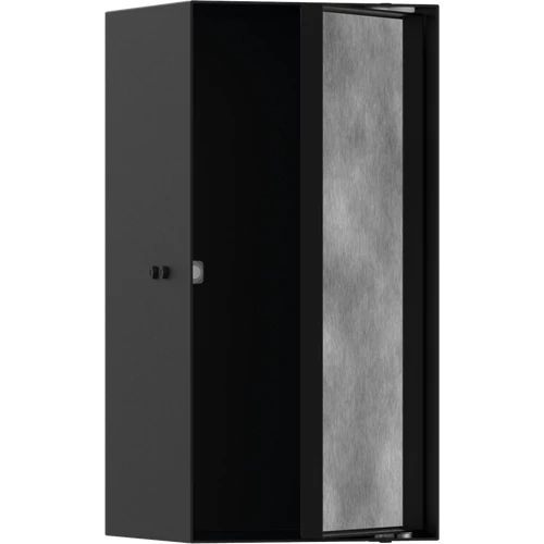 Hansgrohe XtraStoris Rock Falfülke cserélhető ajtóval, 300/150/140 matt fekete 56088670