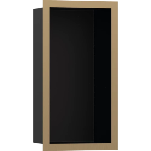 Hansgrohe XtraStoris Individual Falfülke matt fekete színben, design kerettel 300/150/100 szálcsiszolt bronz 56095140