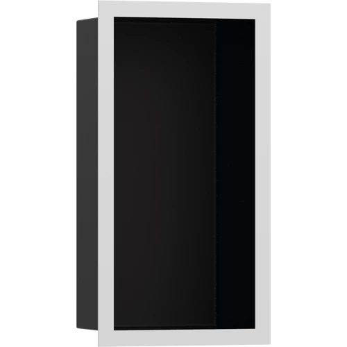 Hansgrohe XtraStoris Individual Falfülke matt fekete színben, design kerettel 300/150/100 matt fehér 56095700