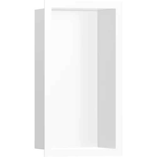 Hansgrohe XtraStoris Individual Falfülke matt fehér színben, design kerettel 300/150/100 matt fehér 56096700