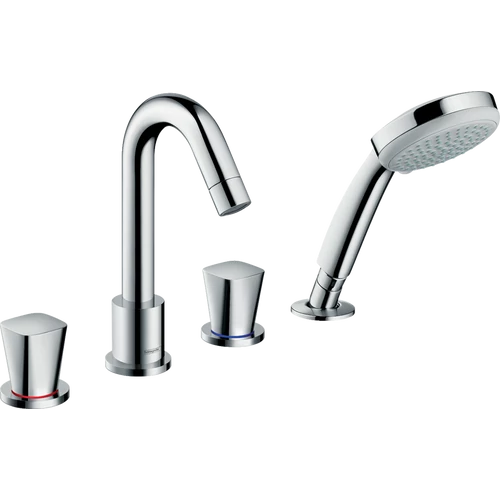 Hansgrohe Logis 4-lyukú peremre szerelhető kádcsaptelep króm 71314000