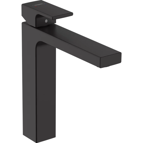 Hansgrohe Vernis Shape Egykaros mosdócsaptelep 190, automata lefolyógarnitúrával matt fekete 71562670