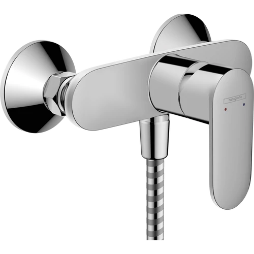 Hansgrohe Vernis Blend Egykaros zuhanycsaptelep falsíkon kívüli szereléshez, 2 átfolyási sebességgel króm 71646000
